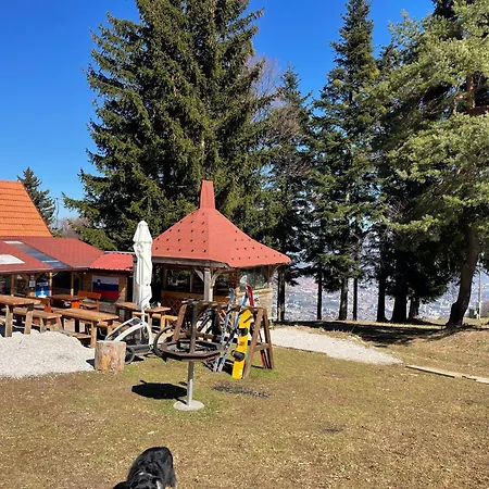 On Pohorje Hill Maribor Bike Park Next To The Downhill Track בקתה הוקו פורז'ה